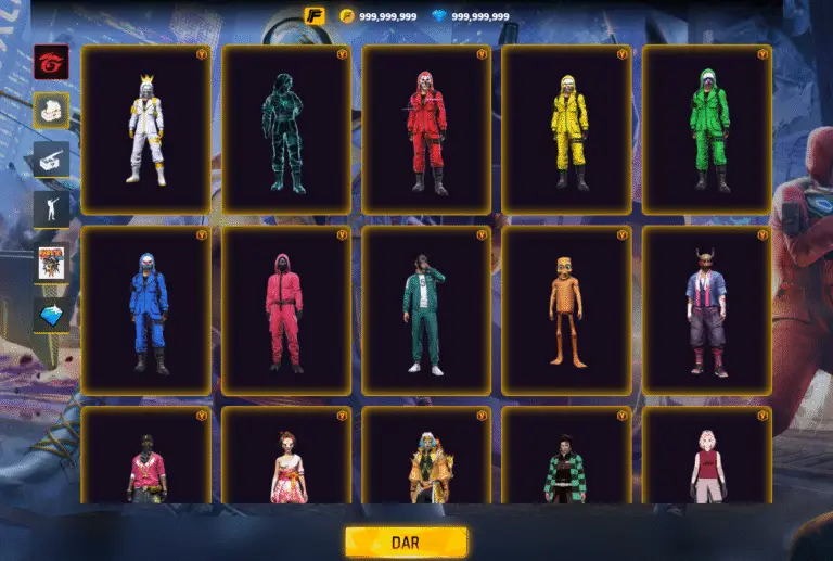 Conseguir ropa gratis en Free Fire 2026