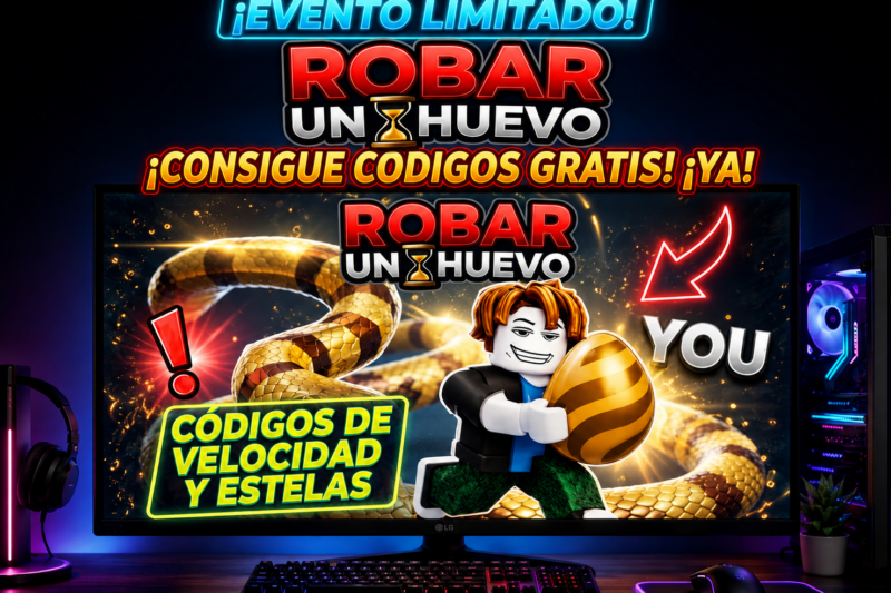 Códigos gratis de Roba un Huevo en Roblox: recompensas y estado actual